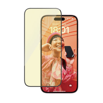 PanzerGlass™ Eyecare Screen Protection iPhone 15 | Ultra-Wide Fit w. EasyAligner
