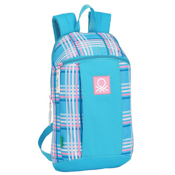 Τσάντα Πλάτης Ανατομική BENETTON TARTAN 39x22x10cm