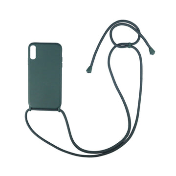 Θήκη Σιλικόνης Με Κορδόνι Πράσινο( Xiaomi Redmi 9A)