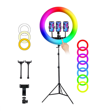 Φωτιστικό Ring Light MJ36 RGB 35cm