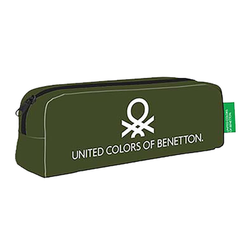 Κασετίνα Χακί UNITED COLORS OF BENETTON 20x6cm