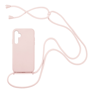Θήκη Σιλικόνης Με Κορδόνι Ροζ( Samsung A54 5G)