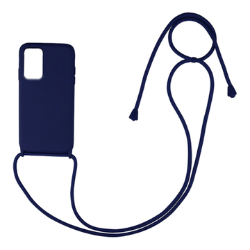 Θήκη Σιλικόνης Με Κορδόνι Μπλε( Xiaomi Redmi Note 12 4G)