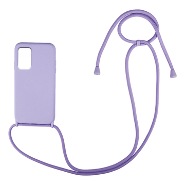 Θήκη Σιλικόνης Με Κορδόνι Λιλά( Xiaomi Redmi Note 11 Pro 5G)