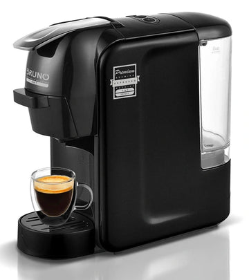 Bruno Αυτόματη Μηχανή Espresso 1450W Πίεσης 19bar Μαύρη BRN-0124