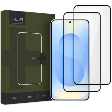 Hofi Full Face Tempered Glass 2τμχ Μαύρο (Samsung S25 Plus)