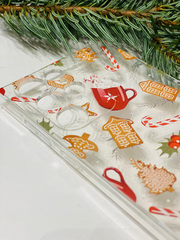 Χριστουγεννιάτικη Θήκη Σιλικόνης Gingerbread Για Samsung Galaxy S21 Ultra