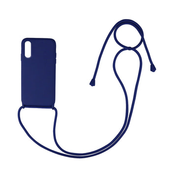 Θήκη Σιλικόνης Με Κορδόνι Μπλε( Xiaomi Redmi 9A)