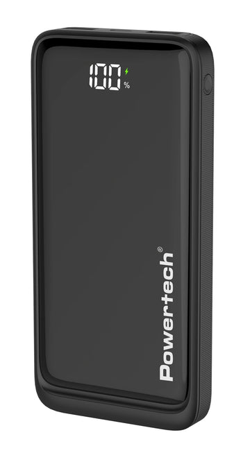 Powertech PT-1326 Power Bank 10000mAh 22.5W με 2 Θύρες USB-A και Θύρα USB-C Power Delivery / Quick Charge 3.0 Μαύρο