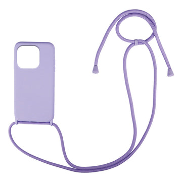 Θήκη Σιλικόνης Με Κορδόνι Λιλά( Xiaomi Redmi Note 10C)