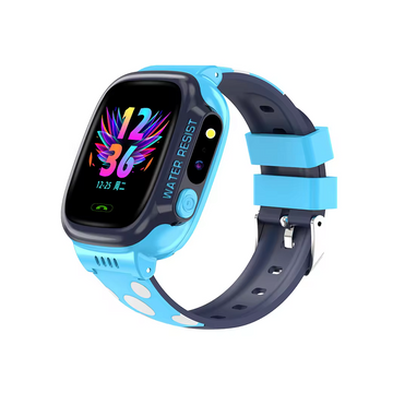 Παιδικό Smartwatch με GPS και Καουτσούκ/Πλαστικό Λουράκι Μπλε