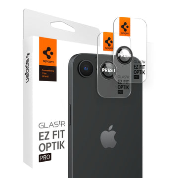 Spigen Προστασία Κάμερας Tempered Glass Μαύρο για το iPhone 16E