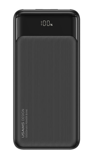 Usams Power Bank 10000mAh 10W Μαύρο