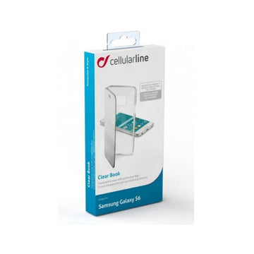 CELLULARLINE CLEAR BOOK SAMSUNG S6 silver trans