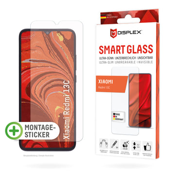 Displex SMART GLASS 2D EASY-ON Tempered Glass (Xiaomi Redmi 12C)