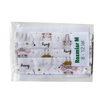FACE MASK 100% COTON PATTERN 1 KIDS