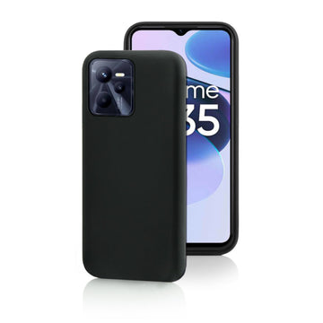 FONEX TPU CASE 0.6mm REALME C35 black backcover