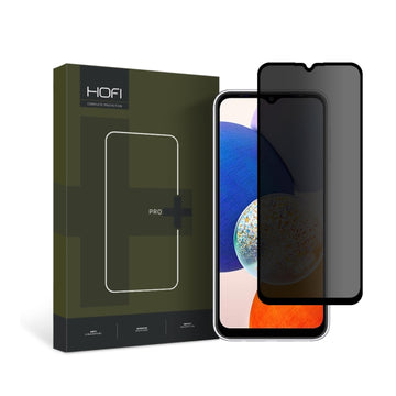 HOFI ANTI SPY FULL FACE PRIVACY TEMPERED GLASS SAMSUNG A14 4G / A14 5G black
