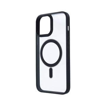 iS TPU MAG FRAME IPHONE 12 PRO MAX trans black backcover