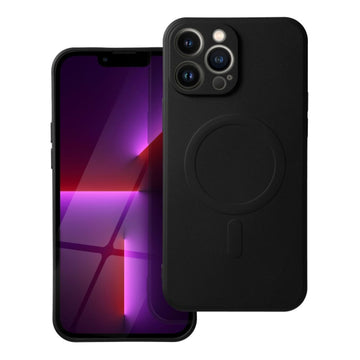 iSelf Mag Back Cover Σιλικόνης Μαύρο (iPhone 13 Pro Max)