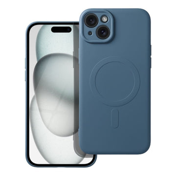 iSelf Mag Back Cover Σιλικόνης Μπλε (iPhone 15 Plus)