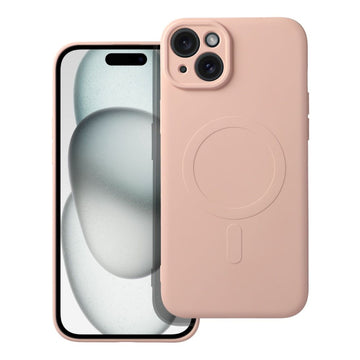 iSelf Mag Back Cover Σιλικόνης Ροζ (iPhone 15 Plus)