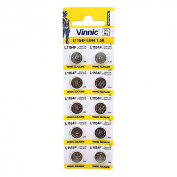 SBAT VINNIC006 A76 L1154 LR44 πακέτο 10 μπατ.