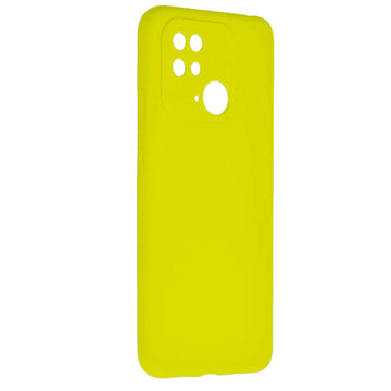 Senso Liquid Back Cover Σιλικόνης Mustard (Redmi 10C)