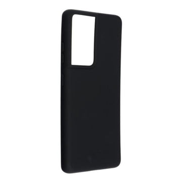 Senso Soft Touch Back Cover Σιλικόνης Μαύρο (Galaxy S21 Ultra 5G)