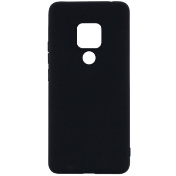 Senso Soft Touch Back Cover Σιλικόνης Μαύρο (Huawei Mate 20 X)