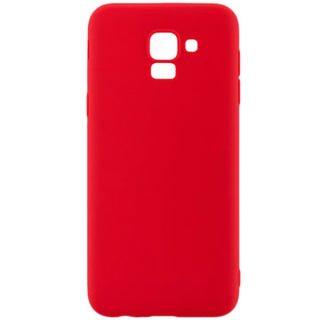 SENSO SOFT TOUCH SAMSUNG J6 2018 red backcover