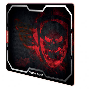 SOG GAMING MOUSEPAD XL 435 x 323 x 3 mm Red SMOKEY SKULL