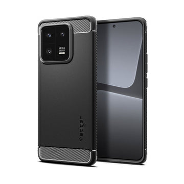 Spigen Rugged Armor Back Cover Πλαστικό / Σιλικόνης Ανθεκτική Μαύρο (Xiaomi 13)