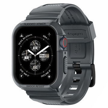 SPIGEN RUGGED ARMOR PRO APPLE WATCH 4/5/6/7/8/SE (44/45 MM) dark grey
