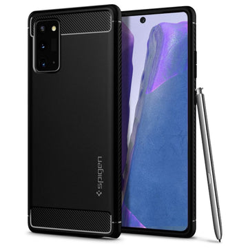 SPIGEN RUGGED ARMOR SAMSUNG NOTE 20 black backcover