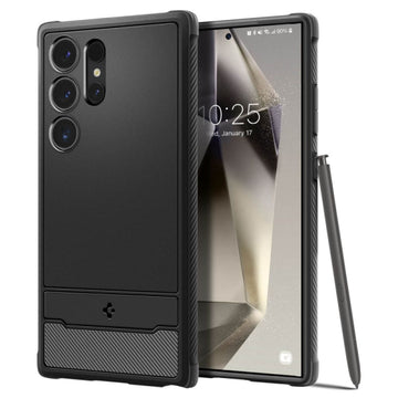 SPIGEN RUGGED ARMOR SAMSUNG S24 ULTRA black backcover