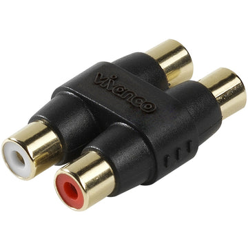 Vivanco Μετατροπέας RCA female σε RCA 2x female (46102)