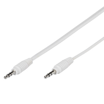 VIVANCO CABLE 3.5mm JACK TO 3.5mm JACK 1m white