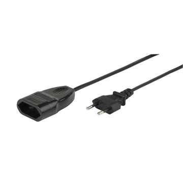 VIVANCO EURO EXTENSION CABLE WITH SHUTTER 5M black