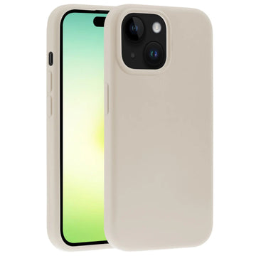 VIVANCO MAG HYPE COVER IPHONE 15 PLUS beige backcover