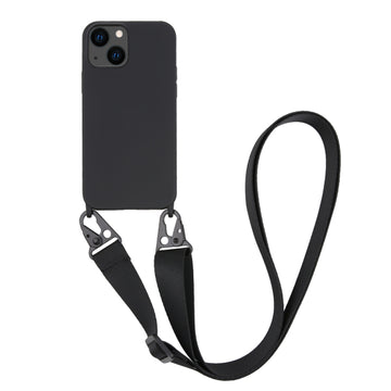 VIVANCO NECKLACE COVER IPHONE 13 black backcover