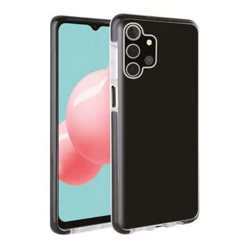 VIVANCO ROCK SOLID COVER CASE SAMSUNG A32 5G transparent black backcover
