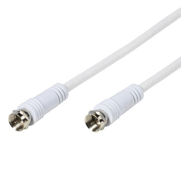 VIVANCO SAT CONNECTION CABLE F PLUG 1.5m white