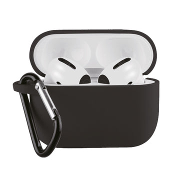 VIVANCO SILICONE CASE FOR AIRPODS 3 WITH CARABINER black