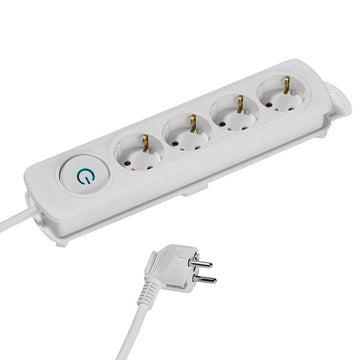 VIVANCO 4WAY ΠΟΛΥΠΡΙΖΟ 1.4m white