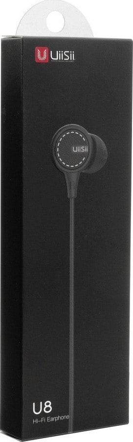 AKOYΣΤΙΚΑ-UiiSii U8 In-ear Handsfree με Βύσμα 3.5mm Μαύρο
