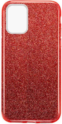 Θήκη για xiaomi redmi note 11s με glitter κόκκινη.