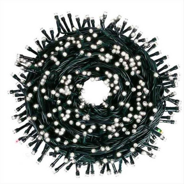 200 Χριστουγεννιάτικα Λαμπάκια Ψυχρό Φως LED 12 Μέτρα