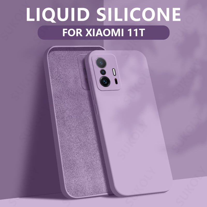 Cover Σιλικόνης Για Xiaomi 11T /Pro Μοβ