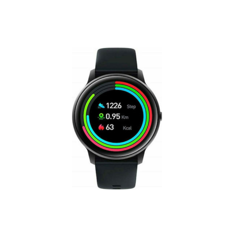 Imilab KW66 45mm Αδιάβροχο Smartwatch με Παλμογράφο (Μαύρο)